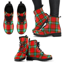 Load image into Gallery viewer, MacLaine of Loch Buie Tartan Leather Boots