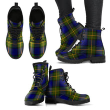 Load image into Gallery viewer, More (Muir) Tartan Leather Boots