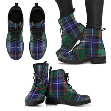Load image into Gallery viewer, MacRae Hunting Modern Tartan Leather Boots