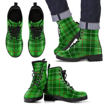 Load image into Gallery viewer, Galloway District Tartan Leather Boots Footwear Shoes