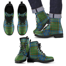 Load image into Gallery viewer, MacMillan Hunting Ancient Tartan Leather Boots Footwear Shoes