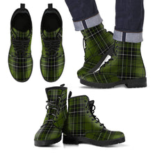 Load image into Gallery viewer, MacLean Hunting Tartan Leather Boots Footwear Shoes