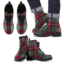Load image into Gallery viewer, Crawford Modern Tartan Leather Boots Footwear Shoes