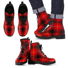Load image into Gallery viewer, MacIver Modern Tartan Leather Boots Footwear Shoes