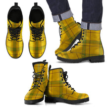 Load image into Gallery viewer, Houston Tartan Leather Boots Footwear Shoes
