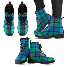 Load image into Gallery viewer, Flower Of Scotland Tartan Leather Boots