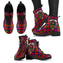 Load image into Gallery viewer, Gow of McGouan Tartan Clan Badge Leather Boots