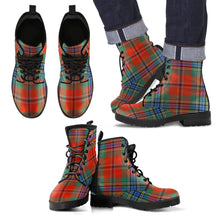 Load image into Gallery viewer, MacLean of Duart Ancient Tartan Leather Boots Footwear Shoes