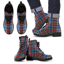 Load image into Gallery viewer, MacBeth Modern Tartan Leather Boots Footwear Shoes