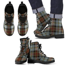 Load image into Gallery viewer, MacLeod of Harris Weathered Tartan Leather Boots Footwear Shoes