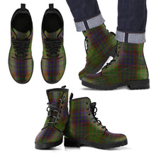 Load image into Gallery viewer, Cunningham Hunting Modern Tartan Leather Boots Footwear Shoes