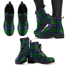 Load image into Gallery viewer, Carmichael Modern Tartan Leather Boots