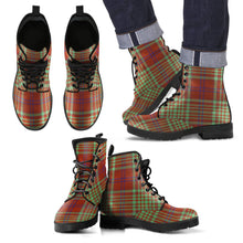Load image into Gallery viewer, MacGillivray Hunting Ancient Tartan Leather Boots Footwear Shoes