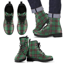 Load image into Gallery viewer, MacKinnon Hunting Ancient Tartan Leather Boots Footwear Shoes