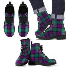 Load image into Gallery viewer, MacArthur ̢‰â?ÛÏ Milton Tartan Leather Boots Footwear Shoes