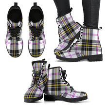 Load image into Gallery viewer, MacPherson Dress Modern Tartan Leather Boots