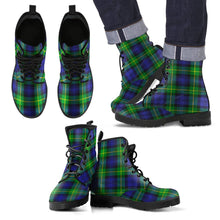 Load image into Gallery viewer, Gordon Modern Tartan Leather Boots Footwear Shoes