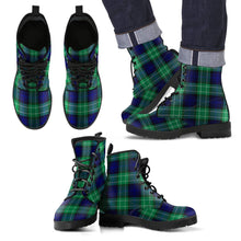Load image into Gallery viewer, Abercrombie Tartan Leather Boots Footwear Shoes