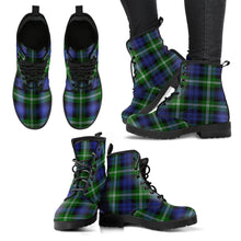 Load image into Gallery viewer, Baillie Modern Tartan Leather Boots