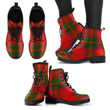 Load image into Gallery viewer, Crief District Tartan Leather Boots