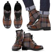 Load image into Gallery viewer, Cameron of Erracht Weathered Tartan Leather Boots Footwear Shoes