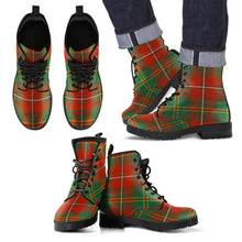 Load image into Gallery viewer, Hay Ancient Tartan Leather Boots Footwear Shoes