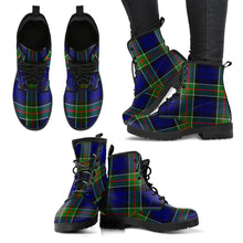 Load image into Gallery viewer, Colquhoun Modern Tartan Leather Boots