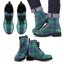 Load image into Gallery viewer, Inglis Ancient Tartan Leather Boots Footwear Shoes