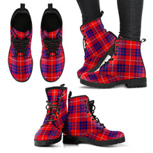 Load image into Gallery viewer, Hamilton Modern Tartan Leather Boots