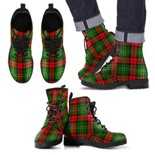 Load image into Gallery viewer, Blackstock Tartan Leather Boots Footwear Shoes