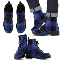 Load image into Gallery viewer, Angus Modern Tartan Leather Boots Footwear Shoes