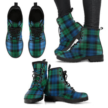 Load image into Gallery viewer, Blackwatch Ancient Tartan Leather Boots