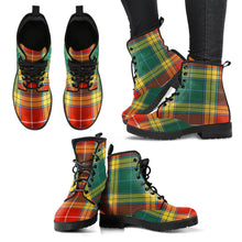 Load image into Gallery viewer, Buchanan Old Sett Tartan Leather Boots