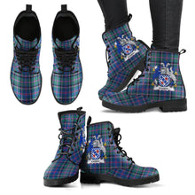 Load image into Gallery viewer, Cooper Ancient Tartan Clan Badge Leather Boots