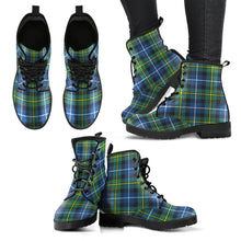 Load image into Gallery viewer, MacNeill of Barra Ancient Tartan Leather Boots
