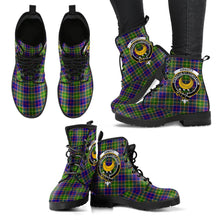 Load image into Gallery viewer, Arnott Tartan Clan Badge Leather Boots