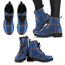 Load image into Gallery viewer, MacLaine of Loch Buie Hunting Ancient Tartan Leather Boots
