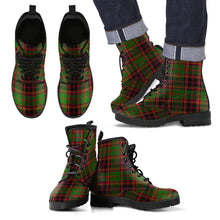Load image into Gallery viewer, Buchan Modern Tartan Leather Boots Footwear Shoes