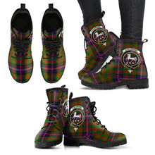 Load image into Gallery viewer, Cochrane Modern Tartan Clan Badge Leather Boots