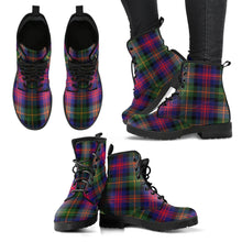Load image into Gallery viewer, Logan Modern Tartan Leather Boots