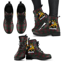 Load image into Gallery viewer, McWhirter Tartan Clan Badge Leather Boots