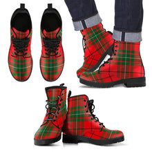 Load image into Gallery viewer, MacAulay Modern Tartan Leather Boots Footwear Shoes