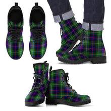 Load image into Gallery viewer, Malcolm Modern Tartan Leather Boots Footwear Shoes