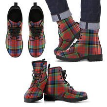Load image into Gallery viewer, MacPherson Ancient Tartan Leather Boots Footwear Shoes