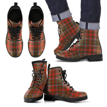Load image into Gallery viewer, MacKintosh Hunting Weathered Tartan Leather Boots Footwear Shoes