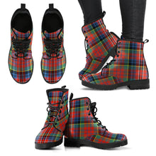 Load image into Gallery viewer, MacPherson Ancient Tartan Leather Boots