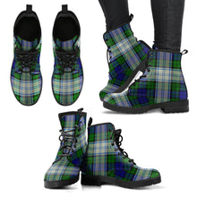 Load image into Gallery viewer, Blackwatch Dress Modern Tartan Leather Boots