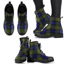 Load image into Gallery viewer, MacLaren Modern Tartan Leather Boots
