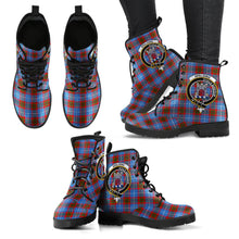 Load image into Gallery viewer, Spalding Tartan Clan Badge Leather Boots