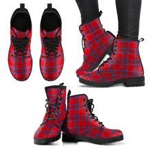 Load image into Gallery viewer, Inverness District Tartan Leather Boots